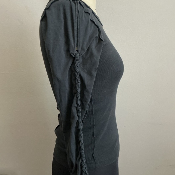 Free People We The Free Daisy Chain Cuff Blouse Top - Picture 3 of 6